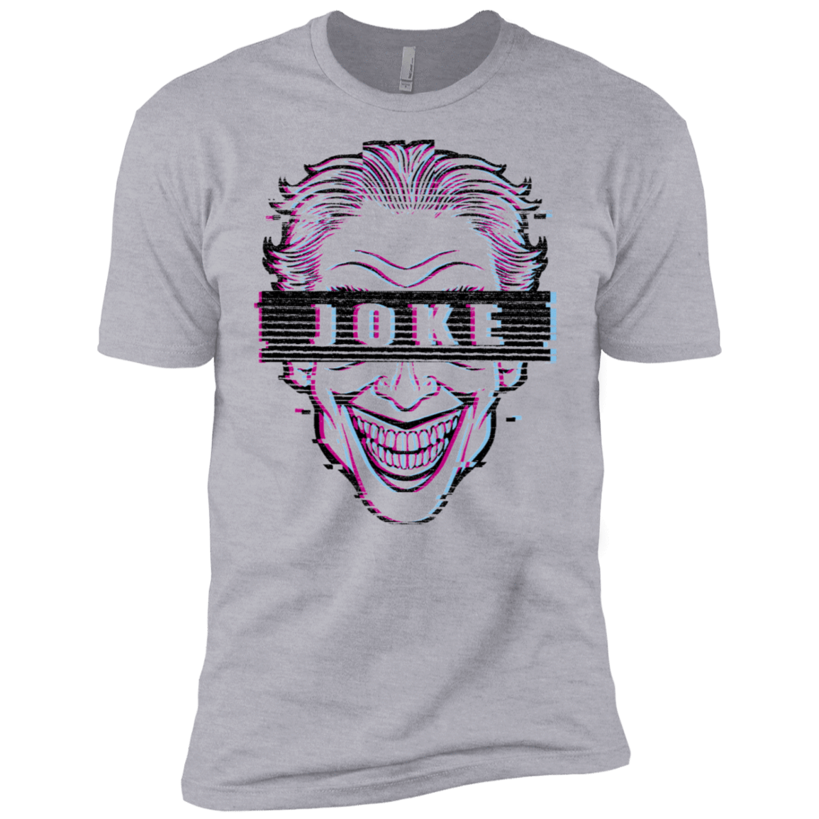 T-Shirts Heather Grey / X-Small Glitch Joke Men's Premium T-Shirt