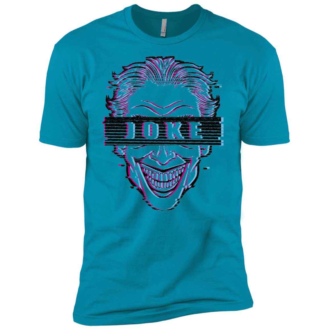T-Shirts Turquoise / X-Small Glitch Joke Men's Premium T-Shirt