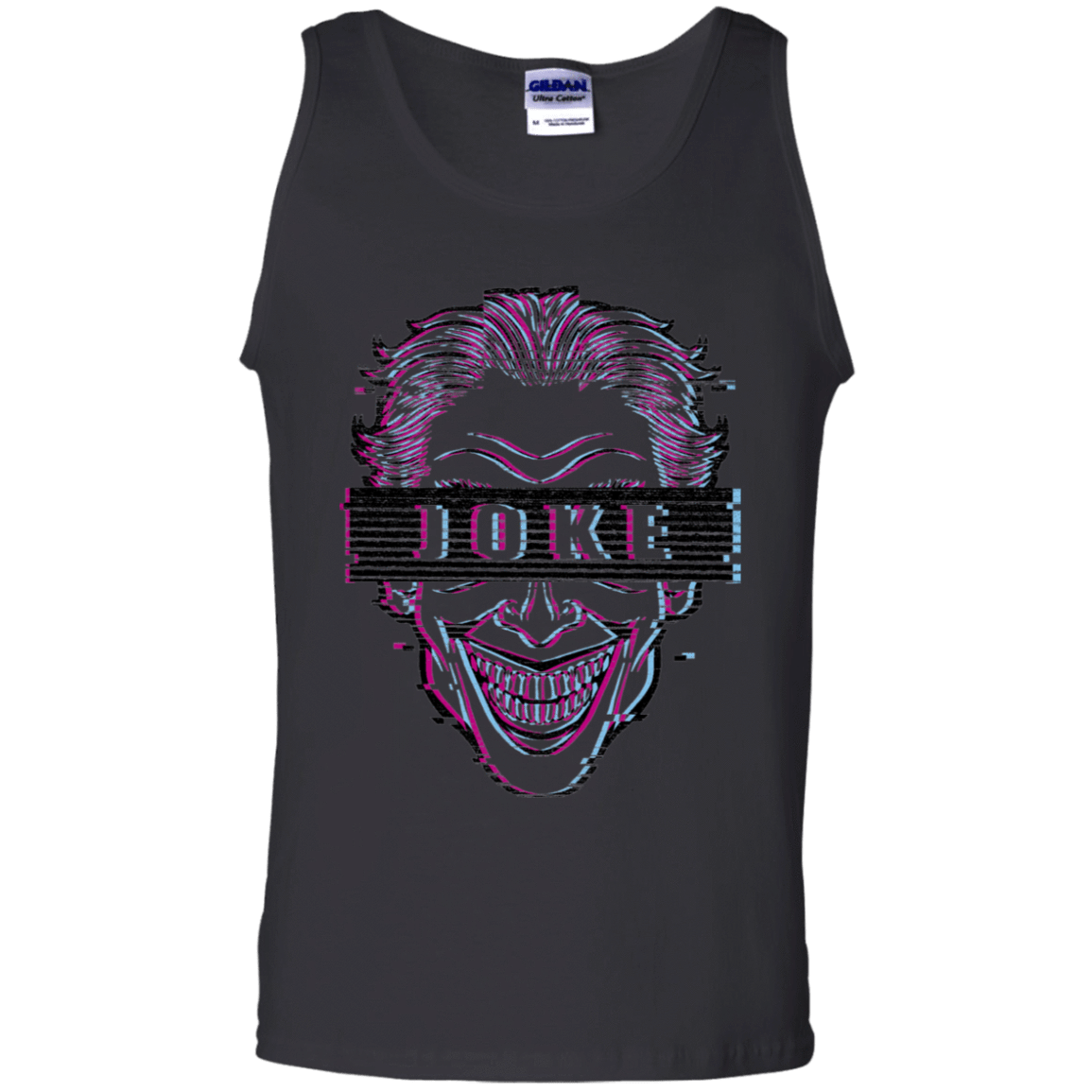 T-Shirts Black / S Glitch Joke Men's Tank Top