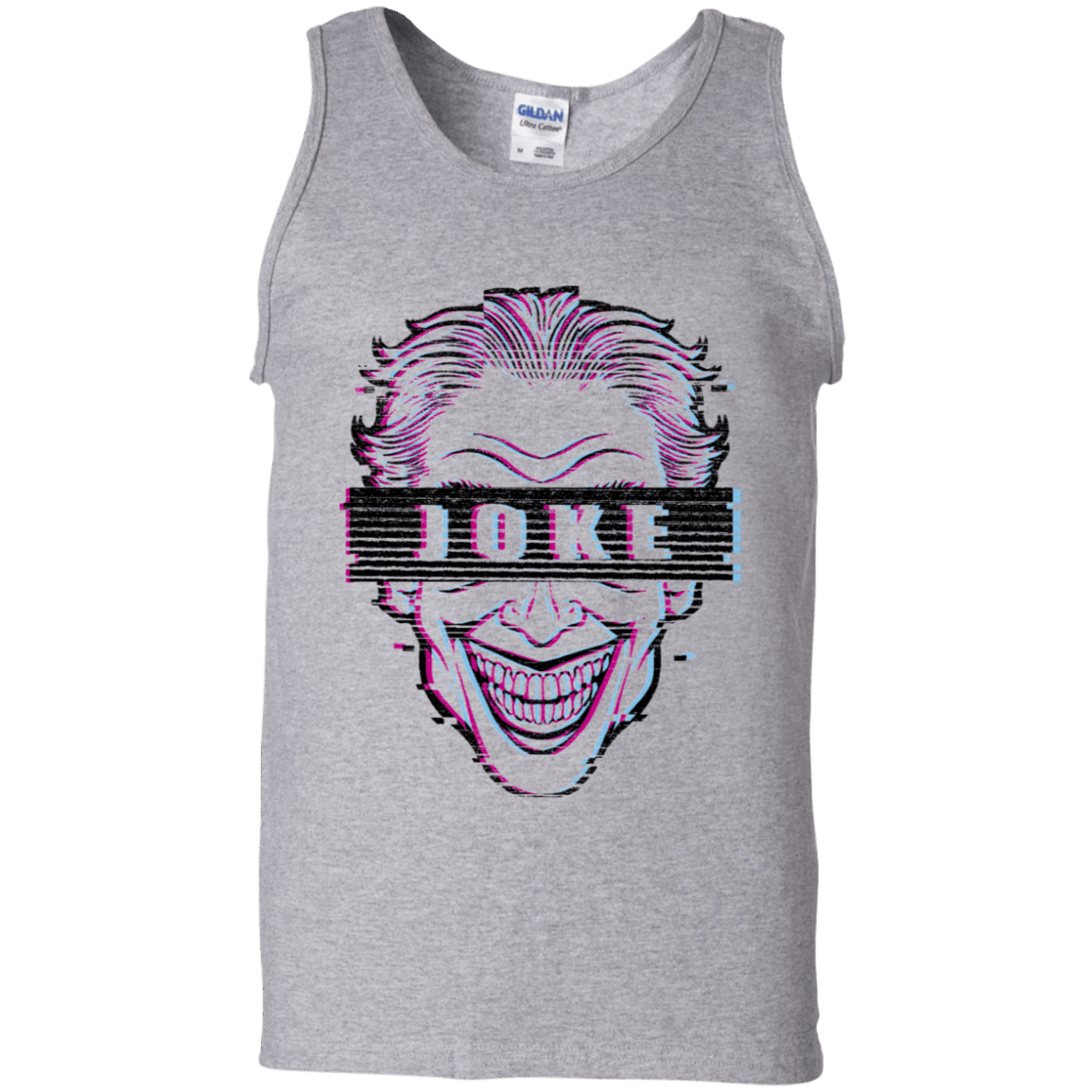 T-Shirts Sport Grey / S Glitch Joke Men's Tank Top