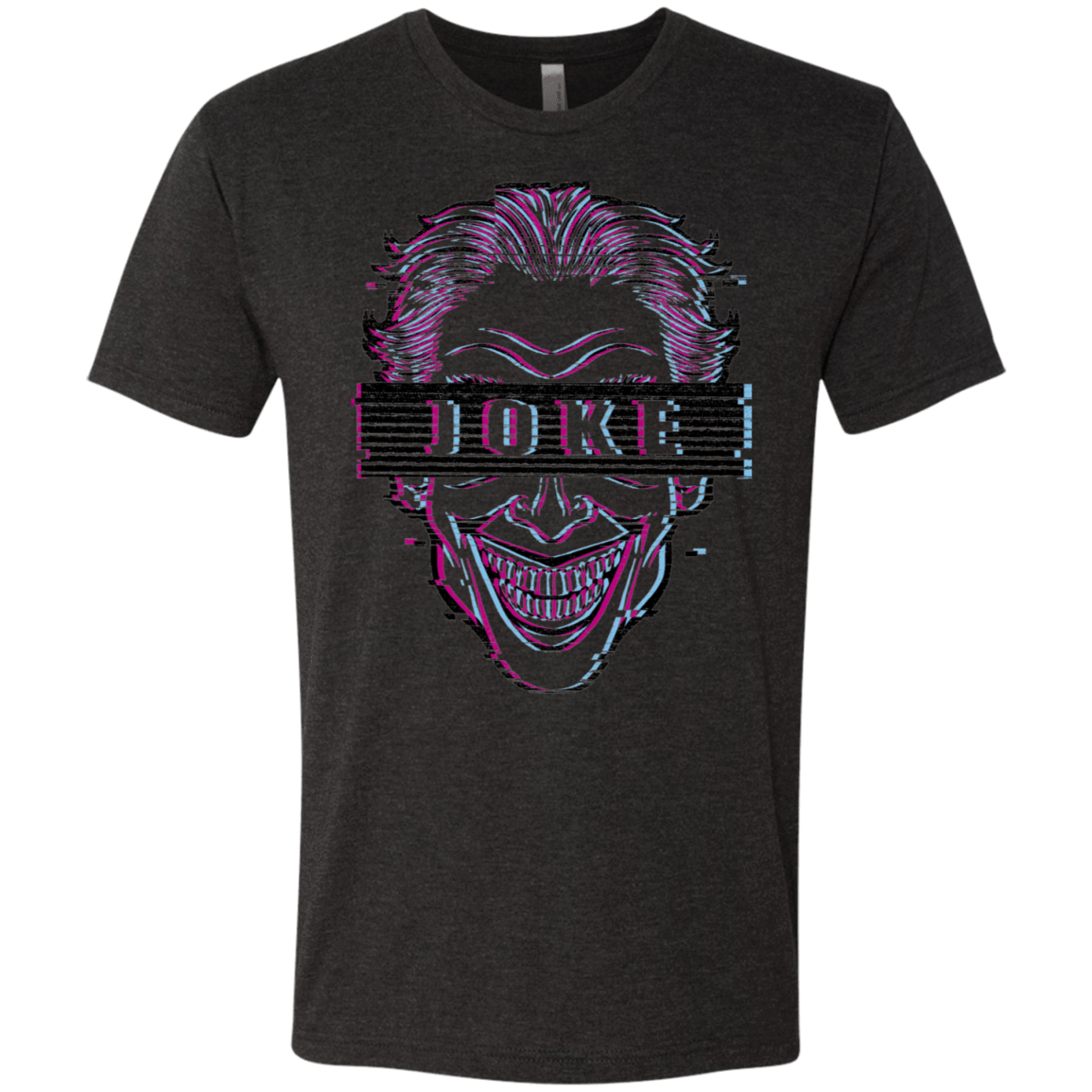 T-Shirts Vintage Black / S Glitch Joke Men's Triblend T-Shirt