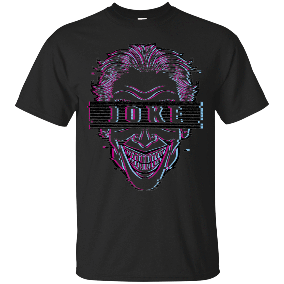 T-Shirts Black / S Glitch Joke T-Shirt