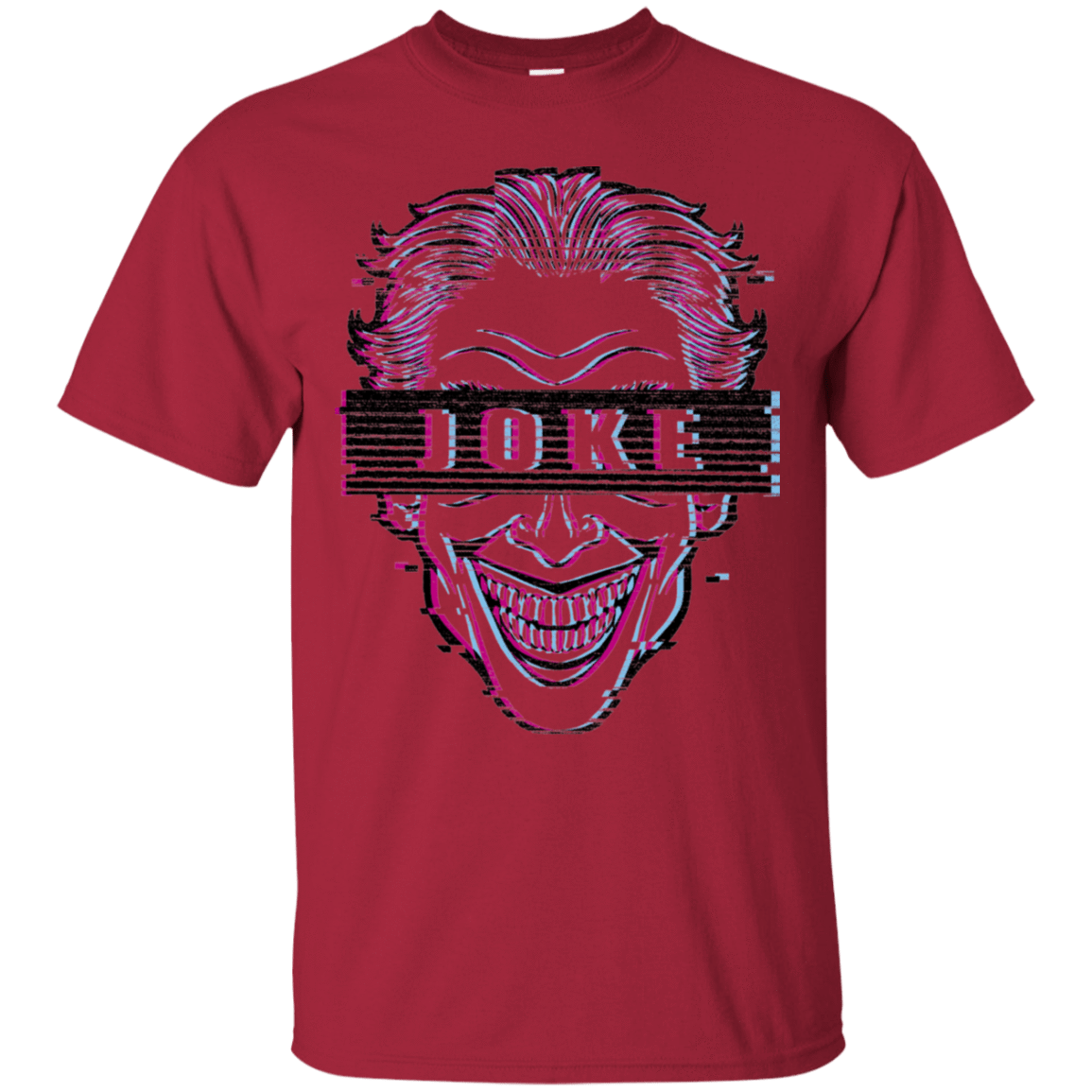 T-Shirts Cardinal / S Glitch Joke T-Shirt