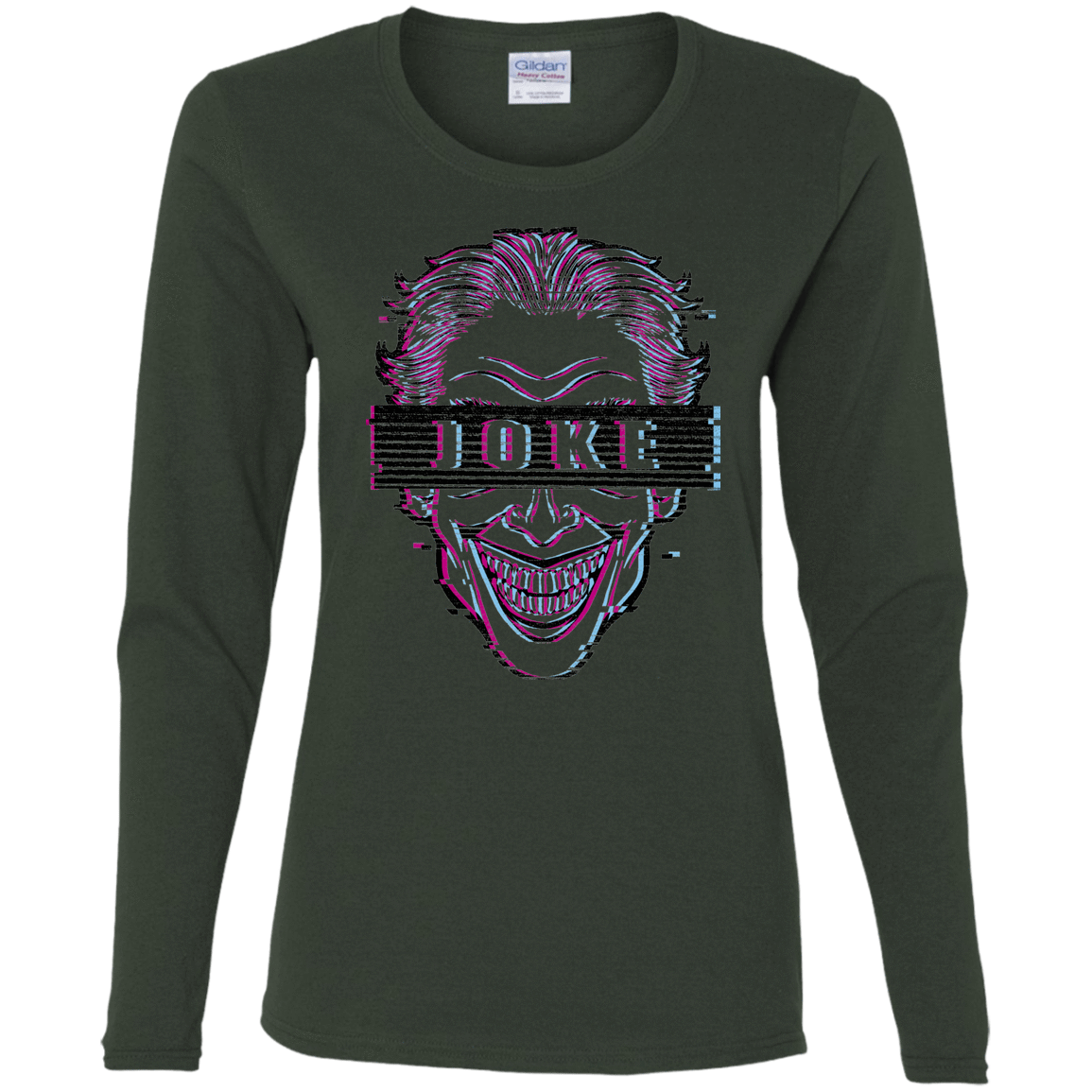 T-Shirts Forest / S Glitch Joke Women's Long Sleeve T-Shirt