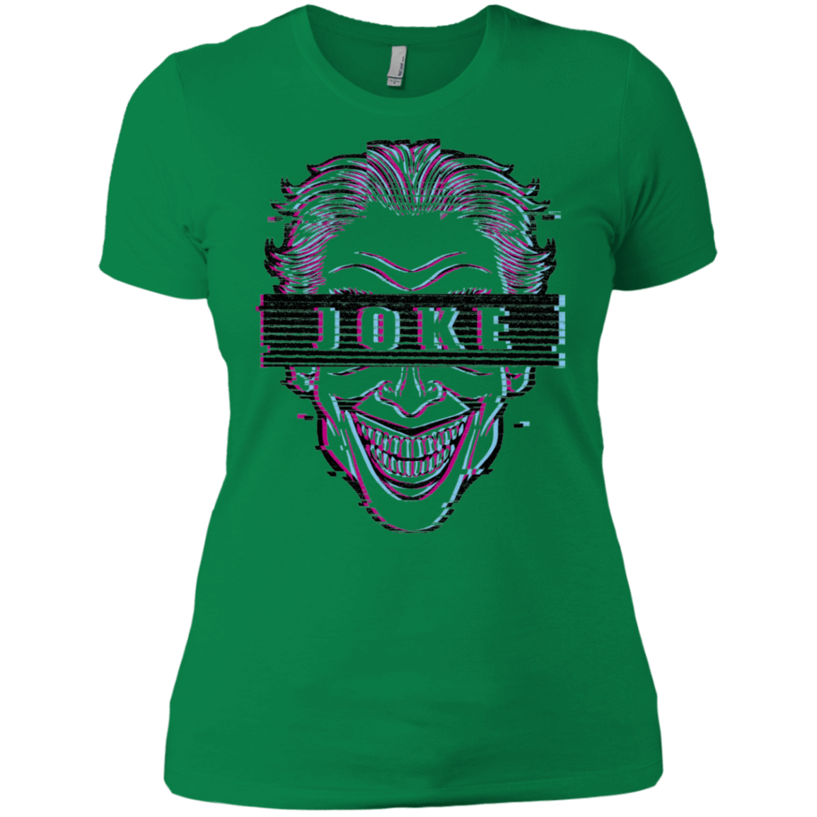 T-Shirts Kelly Green / X-Small Glitch Joke Women's Premium T-Shirt