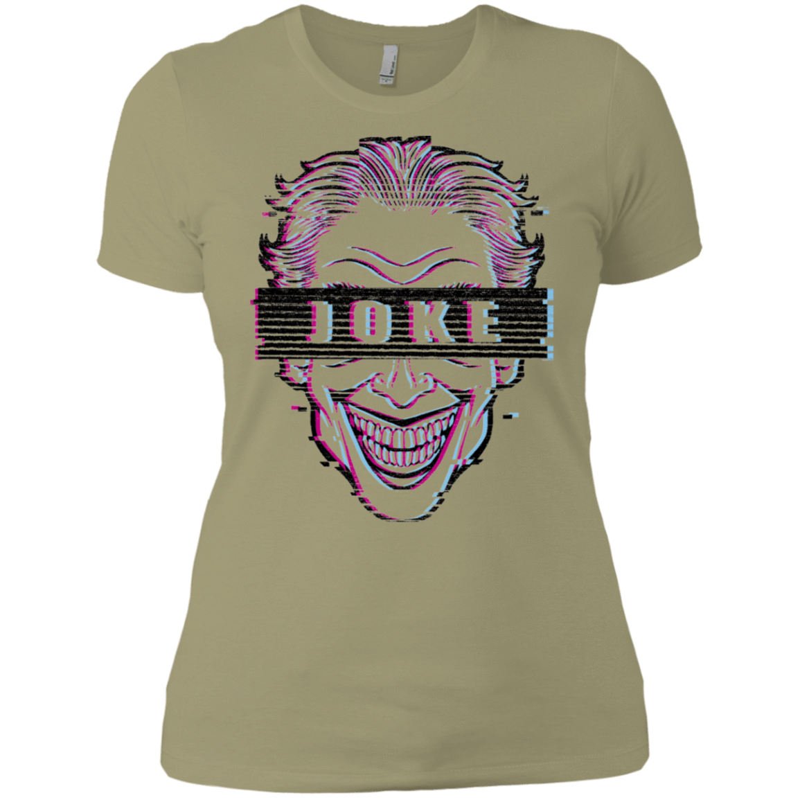 T-Shirts Light Olive / X-Small Glitch Joke Women's Premium T-Shirt