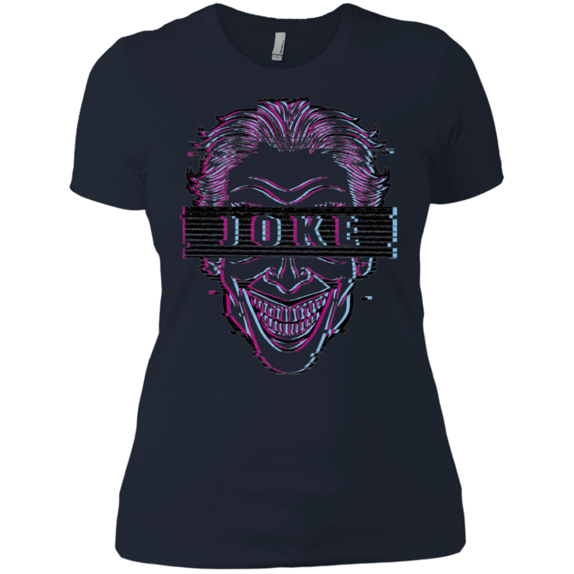 T-Shirts Midnight Navy / X-Small Glitch Joke Women's Premium T-Shirt