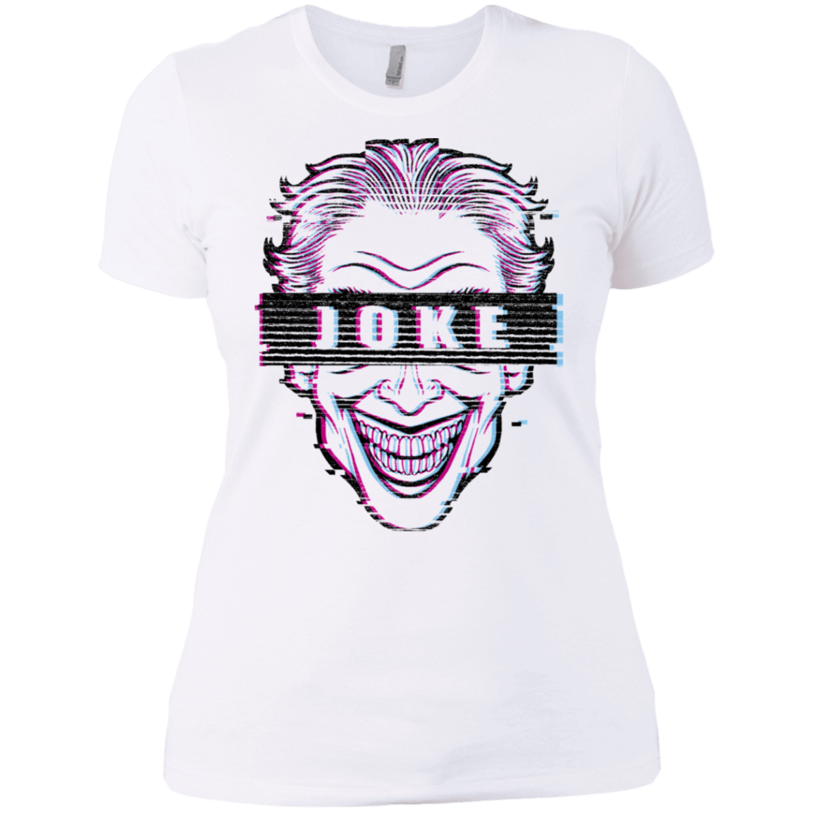 T-Shirts White / X-Small Glitch Joke Women's Premium T-Shirt