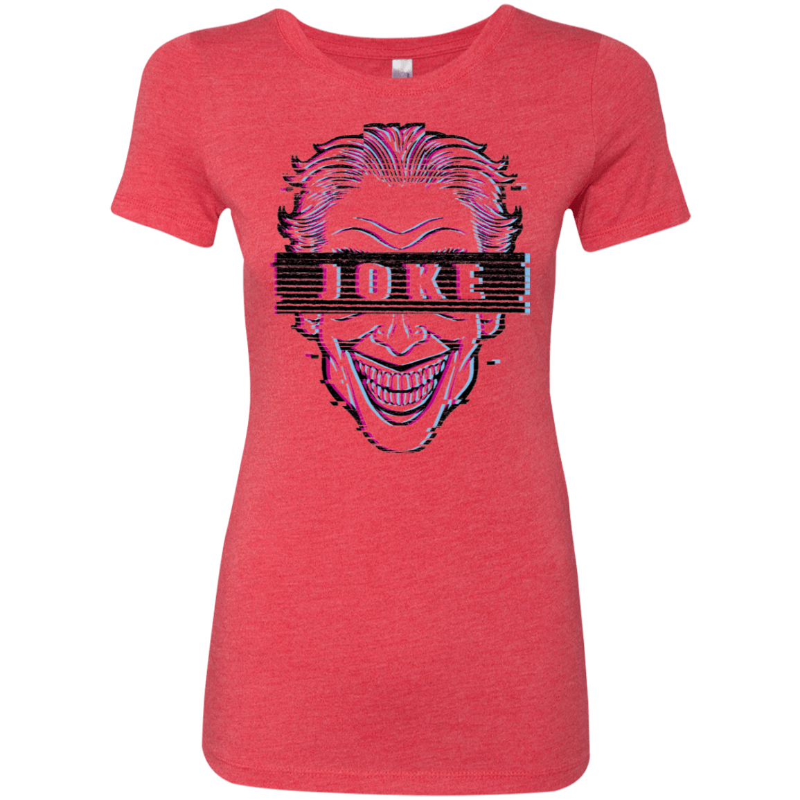 T-Shirts Vintage Red / S Glitch Joke Women's Triblend T-Shirt