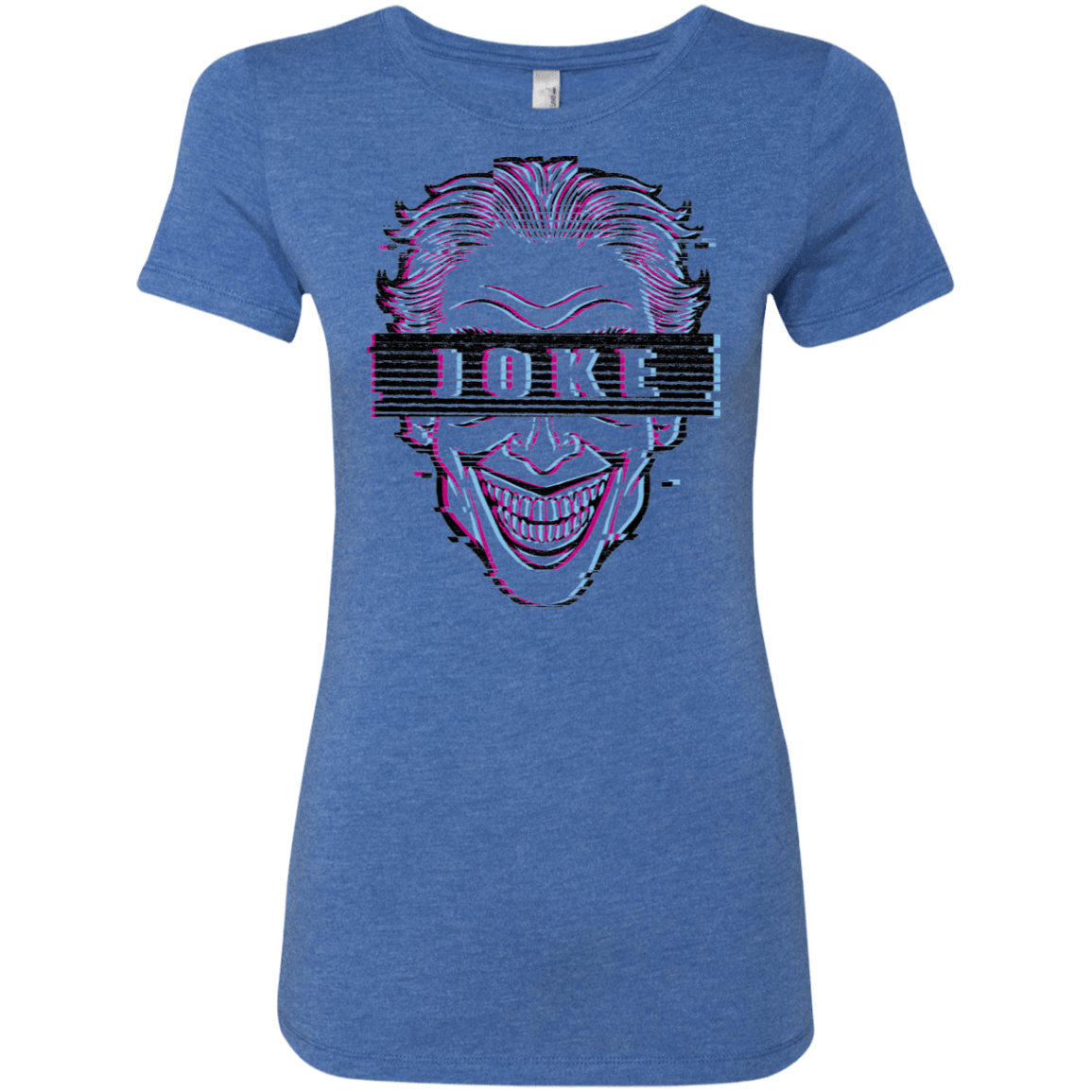 T-Shirts Vintage Royal / S Glitch Joke Women's Triblend T-Shirt
