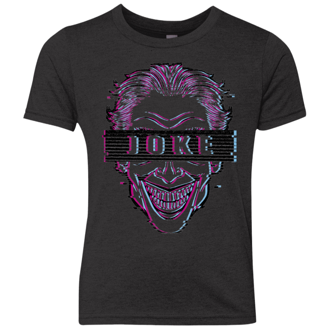 T-Shirts Vintage Black / YXS Glitch Joke Youth Triblend T-Shirt