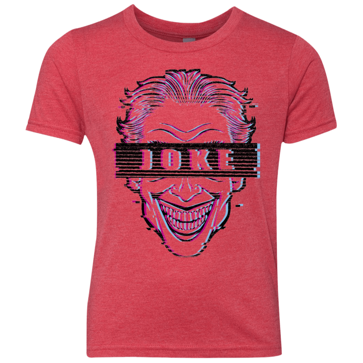T-Shirts Vintage Red / YXS Glitch Joke Youth Triblend T-Shirt
