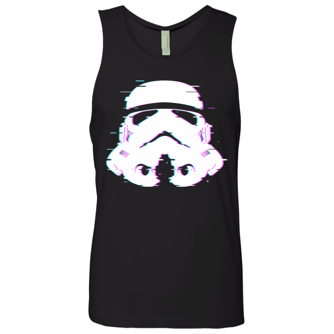 T-Shirts Black / S Glitch Trooper Men's Premium Tank Top
