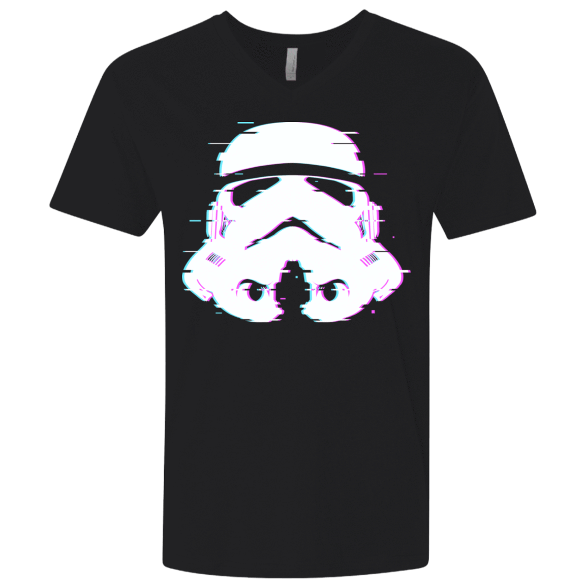 T-Shirts Black / X-Small Glitch Trooper Men's Premium V-Neck
