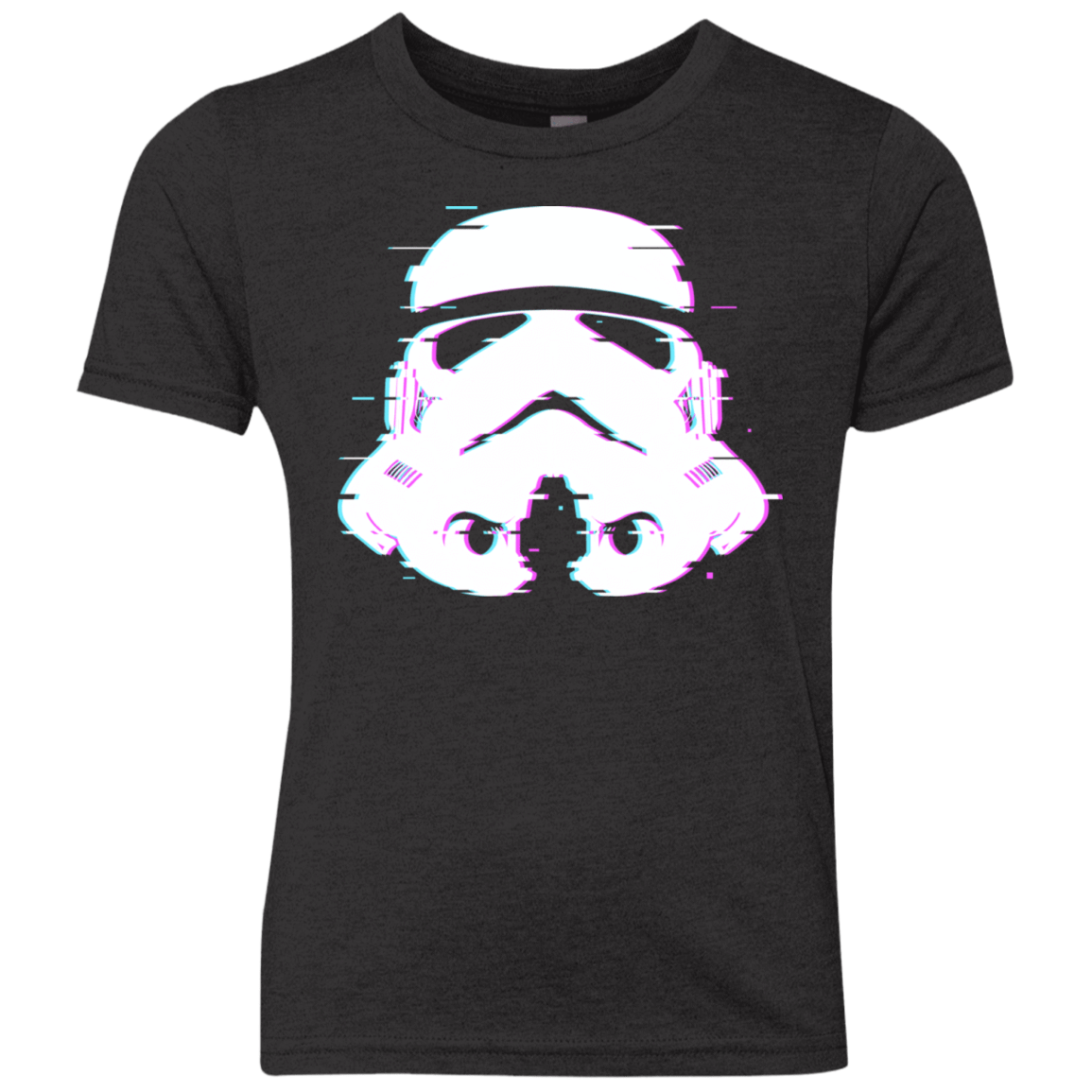 T-Shirts Vintage Black / YXS Glitch Trooper Youth Triblend T-Shirt
