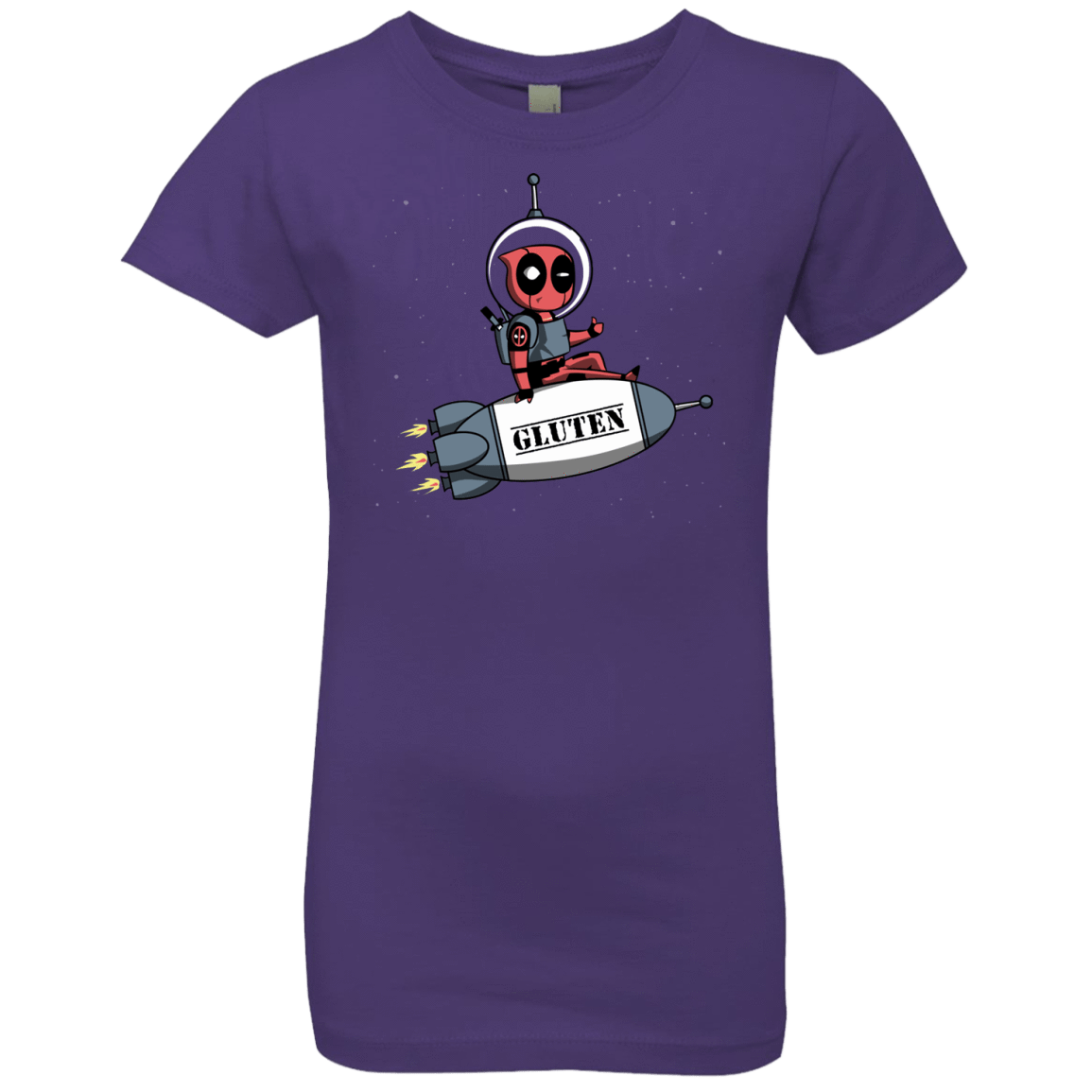 T-Shirts Purple Rush / YXS Gluten No More Girls Premium T-Shirt