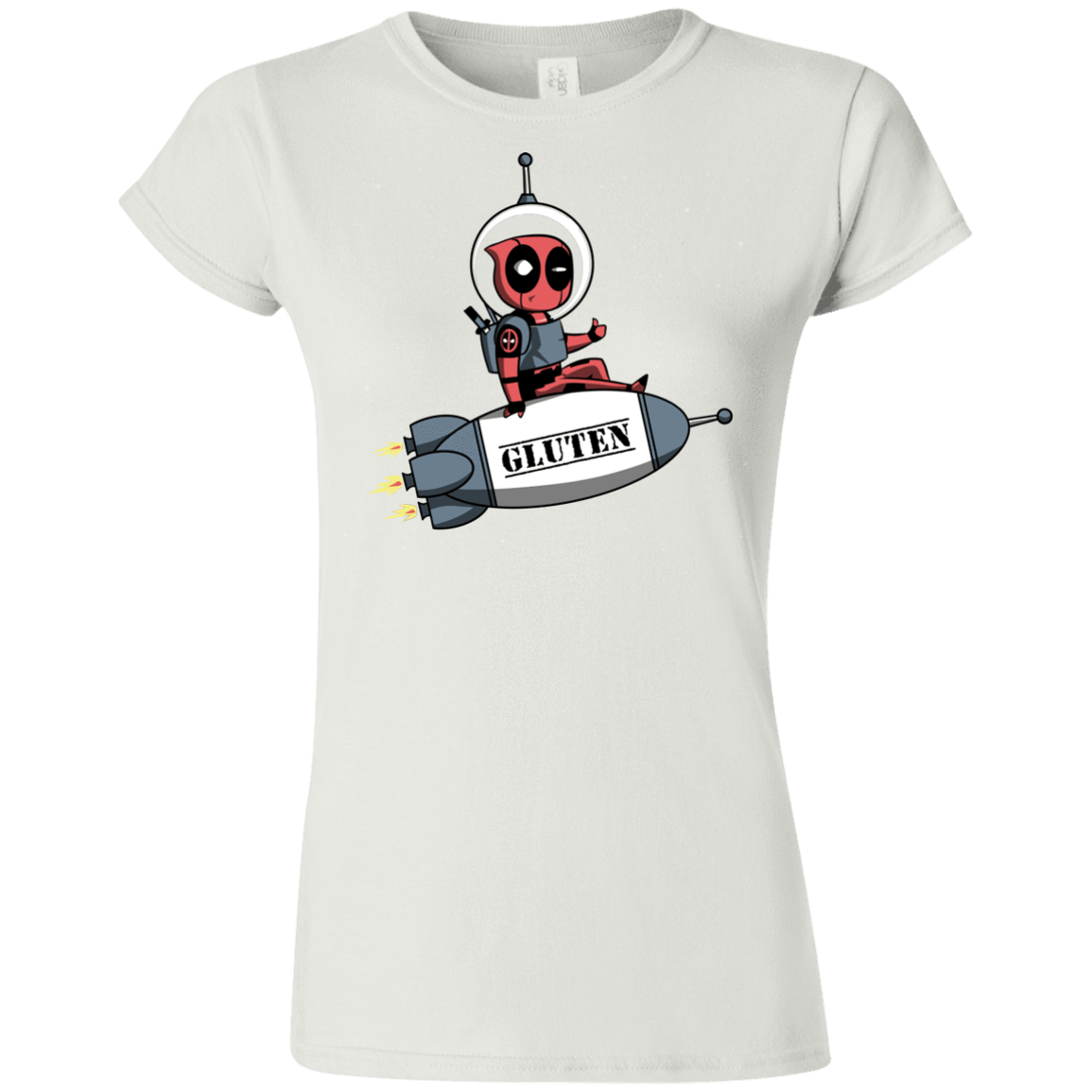 T-Shirts White / S Gluten No More Junior Slimmer-Fit T-Shirt