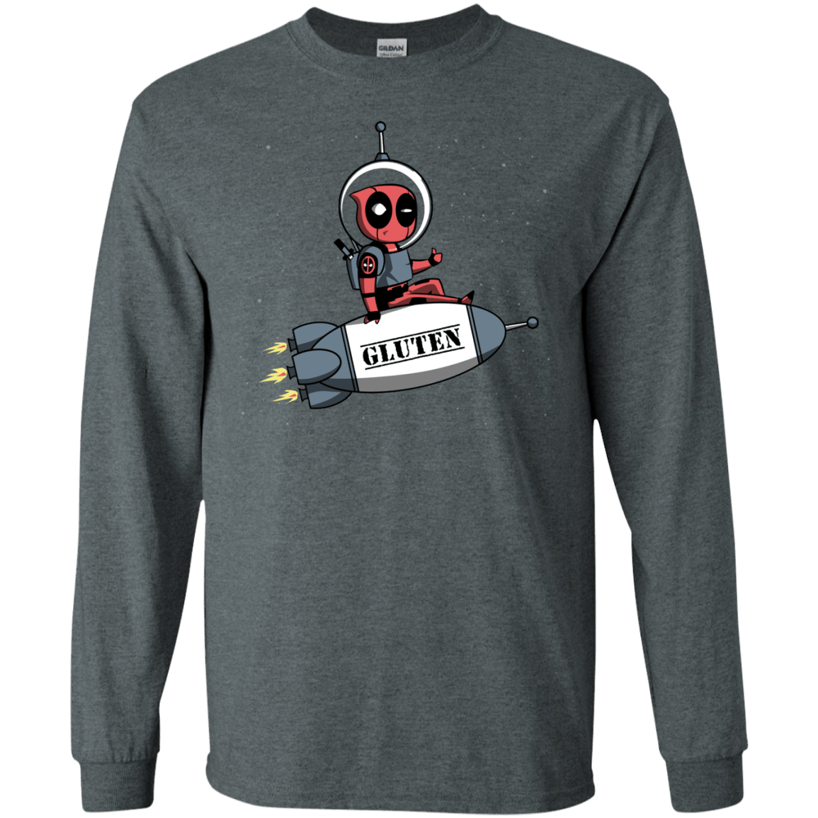 T-Shirts Dark Heather / S Gluten No More Men's Long Sleeve T-Shirt