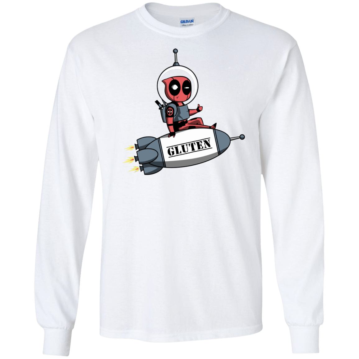 T-Shirts White / S Gluten No More Men's Long Sleeve T-Shirt