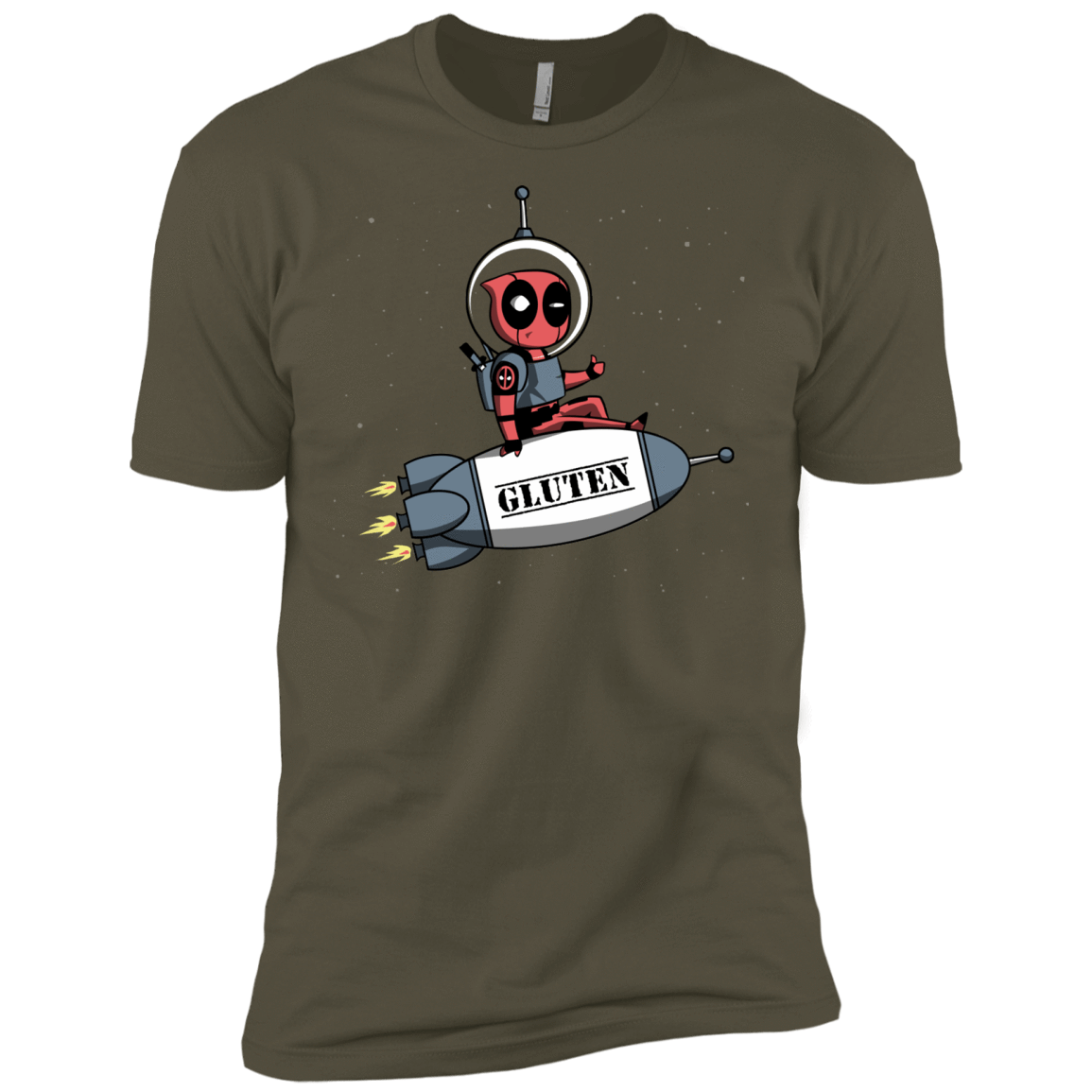 T-Shirts Military Green / X-Small Gluten No More Men's Premium T-Shirt