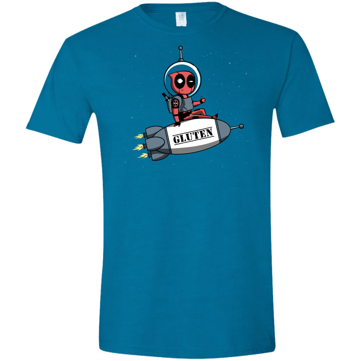 T-Shirts Antique Sapphire / S Gluten No More Men's Semi-Fitted Softstyle