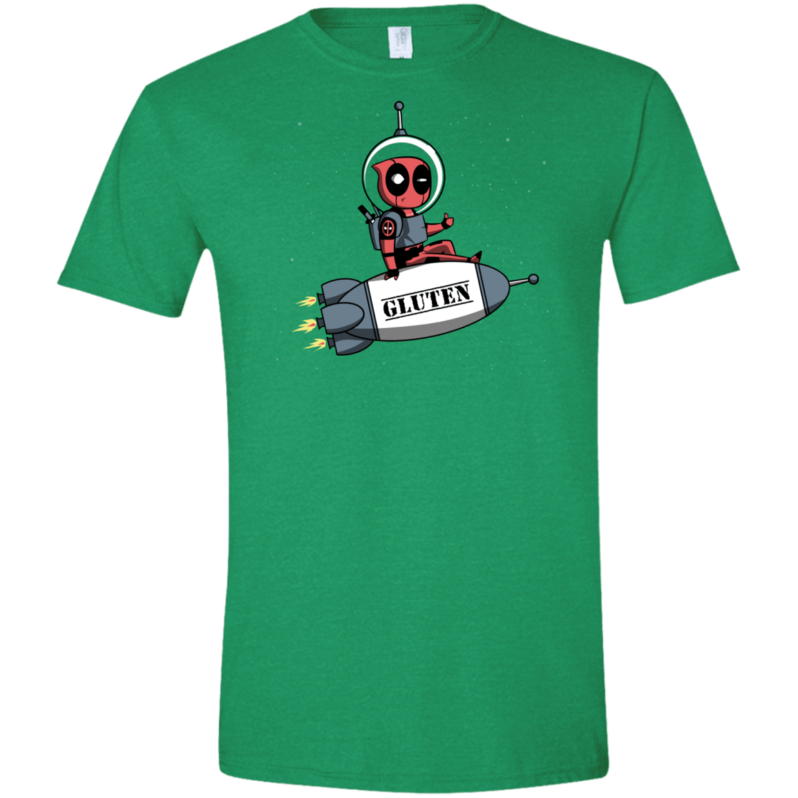 T-Shirts Heather Irish Green / S Gluten No More Men's Semi-Fitted Softstyle