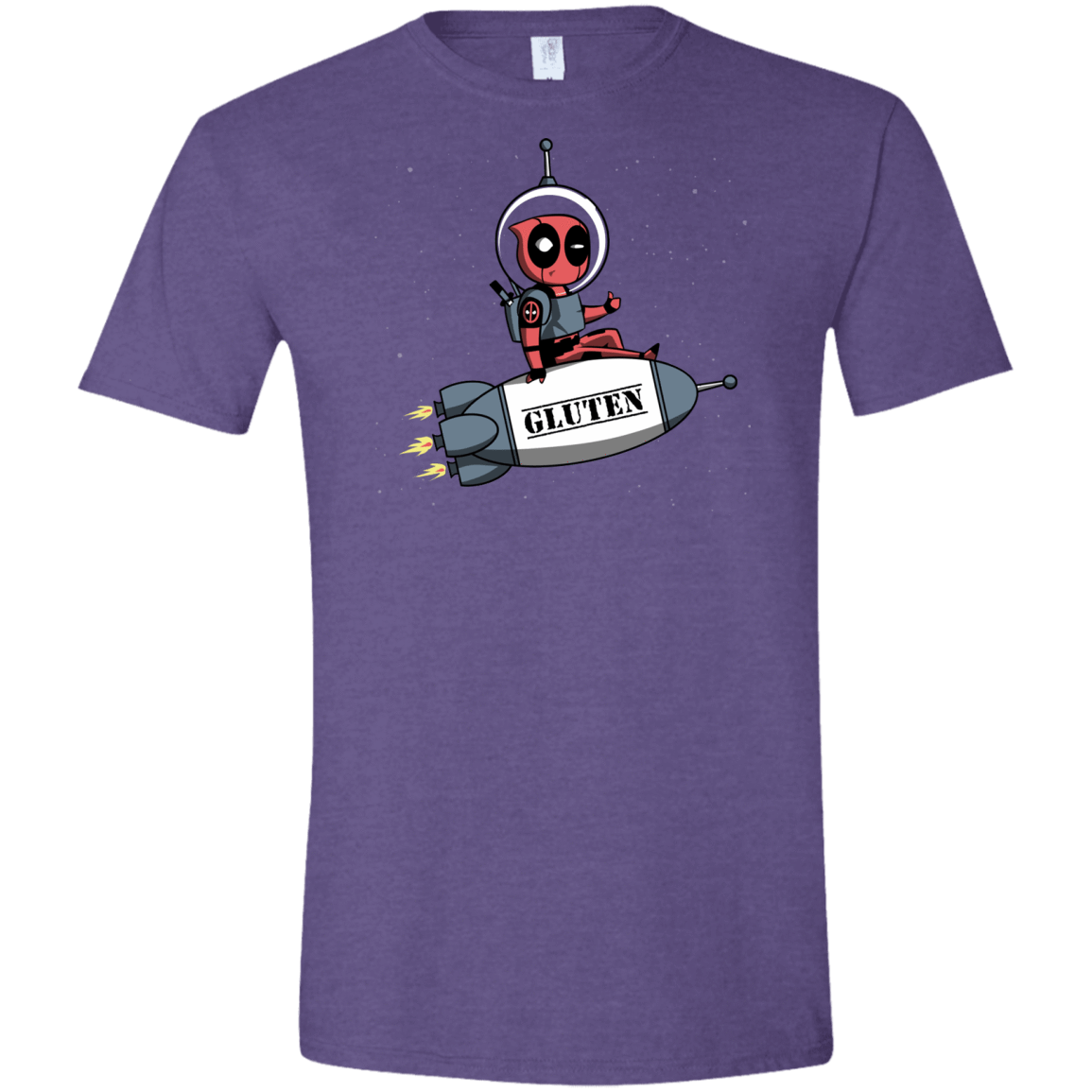 T-Shirts Heather Purple / S Gluten No More Men's Semi-Fitted Softstyle