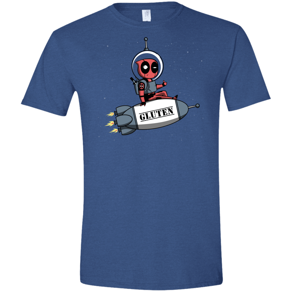 T-Shirts Heather Royal / X-Small Gluten No More Men's Semi-Fitted Softstyle