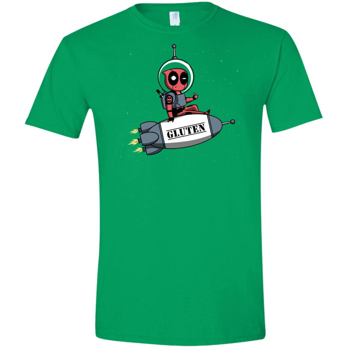 T-Shirts Irish Green / S Gluten No More Men's Semi-Fitted Softstyle