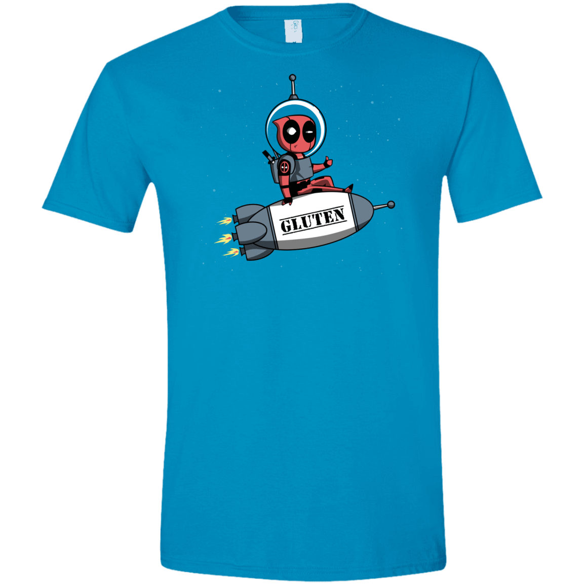 T-Shirts Sapphire / S Gluten No More Men's Semi-Fitted Softstyle