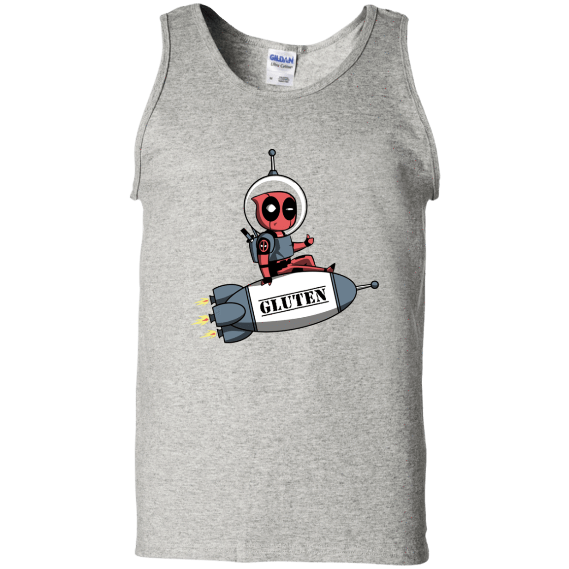 T-Shirts Ash / S Gluten No More Men's Tank Top