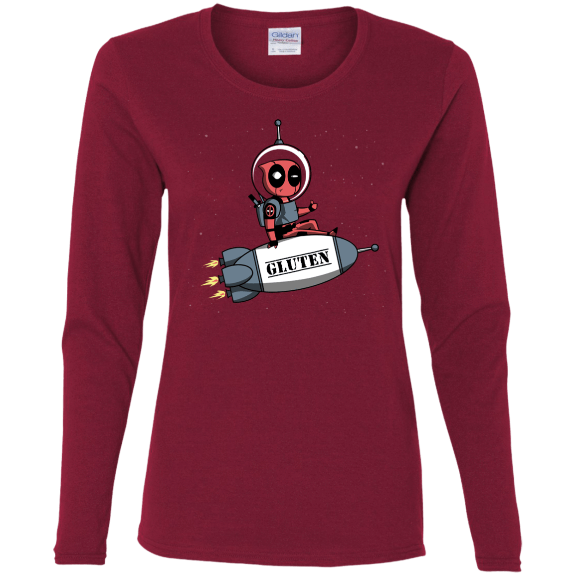 T-Shirts Cardinal / S Gluten No More Women's Long Sleeve T-Shirt