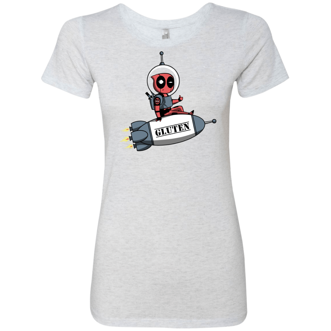 T-Shirts Heather White / S Gluten No More Women's Triblend T-Shirt