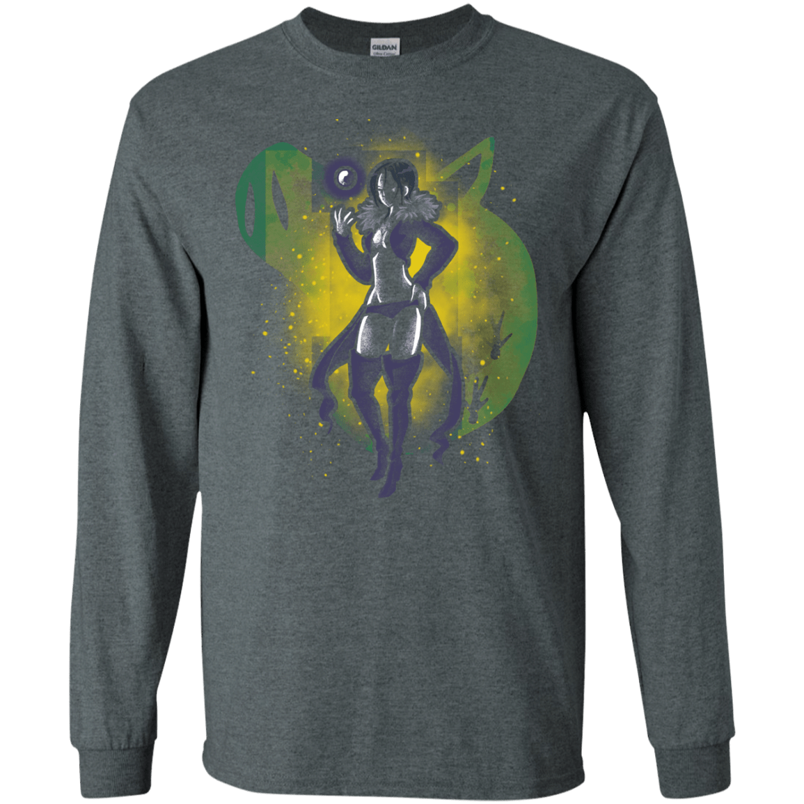 T-Shirts Dark Heather / S Gluttony Hero Men's Long Sleeve T-Shirt