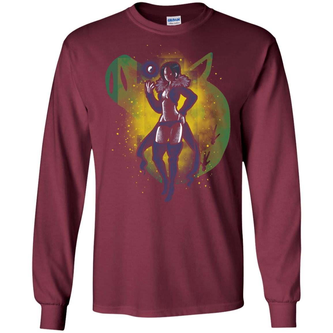 T-Shirts Maroon / S Gluttony Hero Men's Long Sleeve T-Shirt