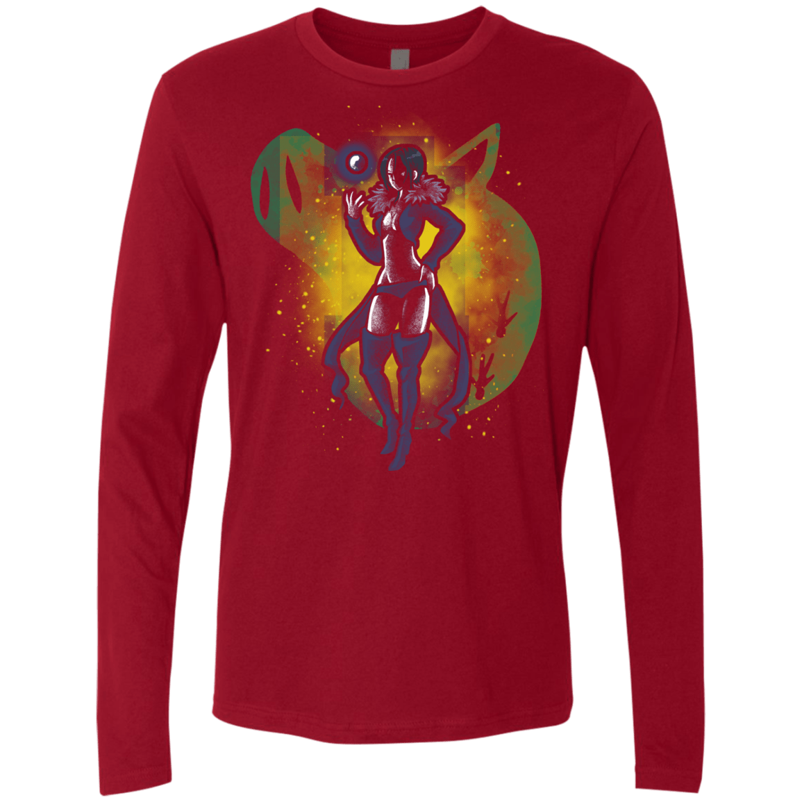 T-Shirts Cardinal / S Gluttony Hero Men's Premium Long Sleeve