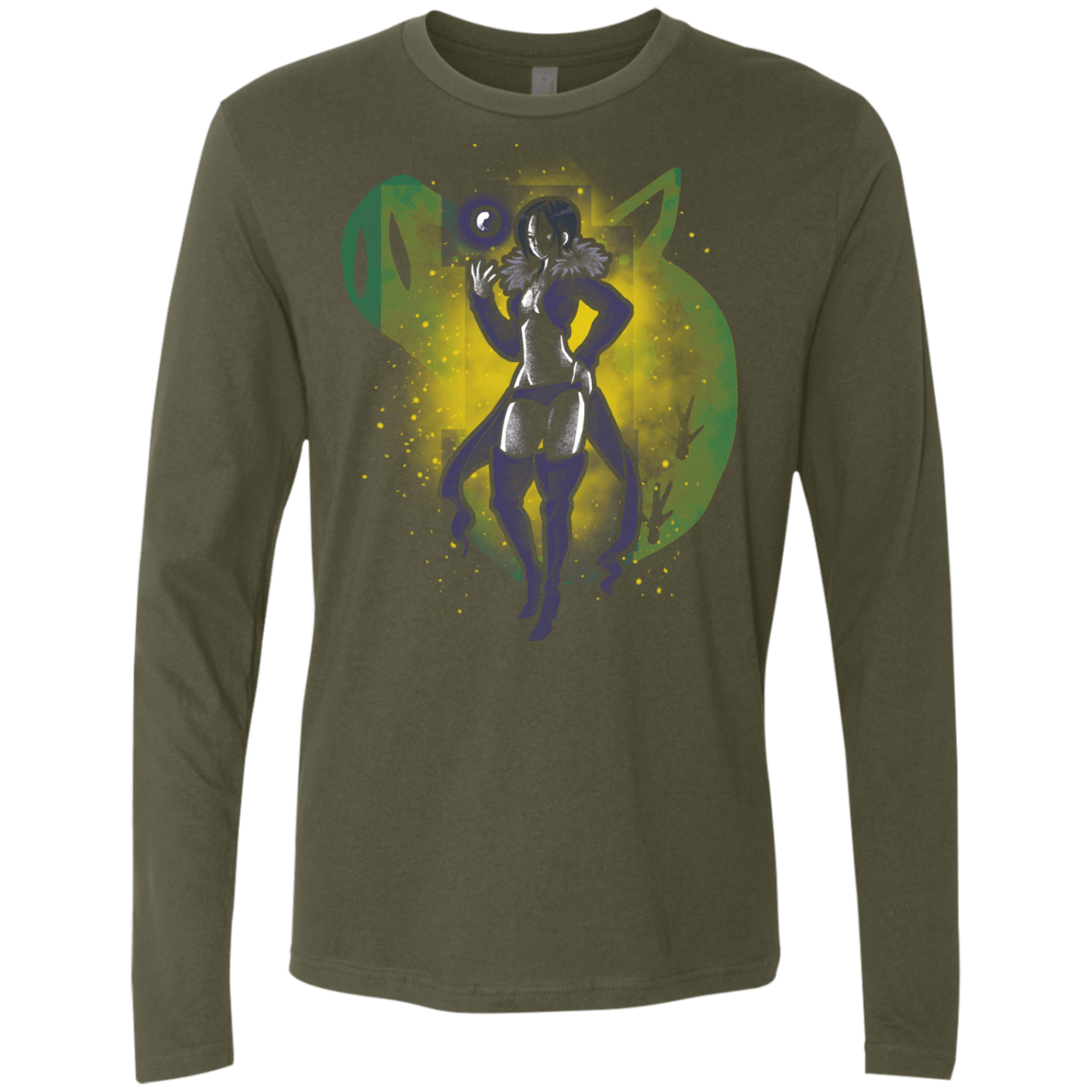 T-Shirts Military Green / S Gluttony Hero Men's Premium Long Sleeve