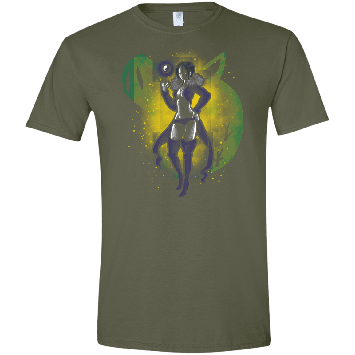 T-Shirts Military Green / S Gluttony Hero Men's Semi-Fitted Softstyle