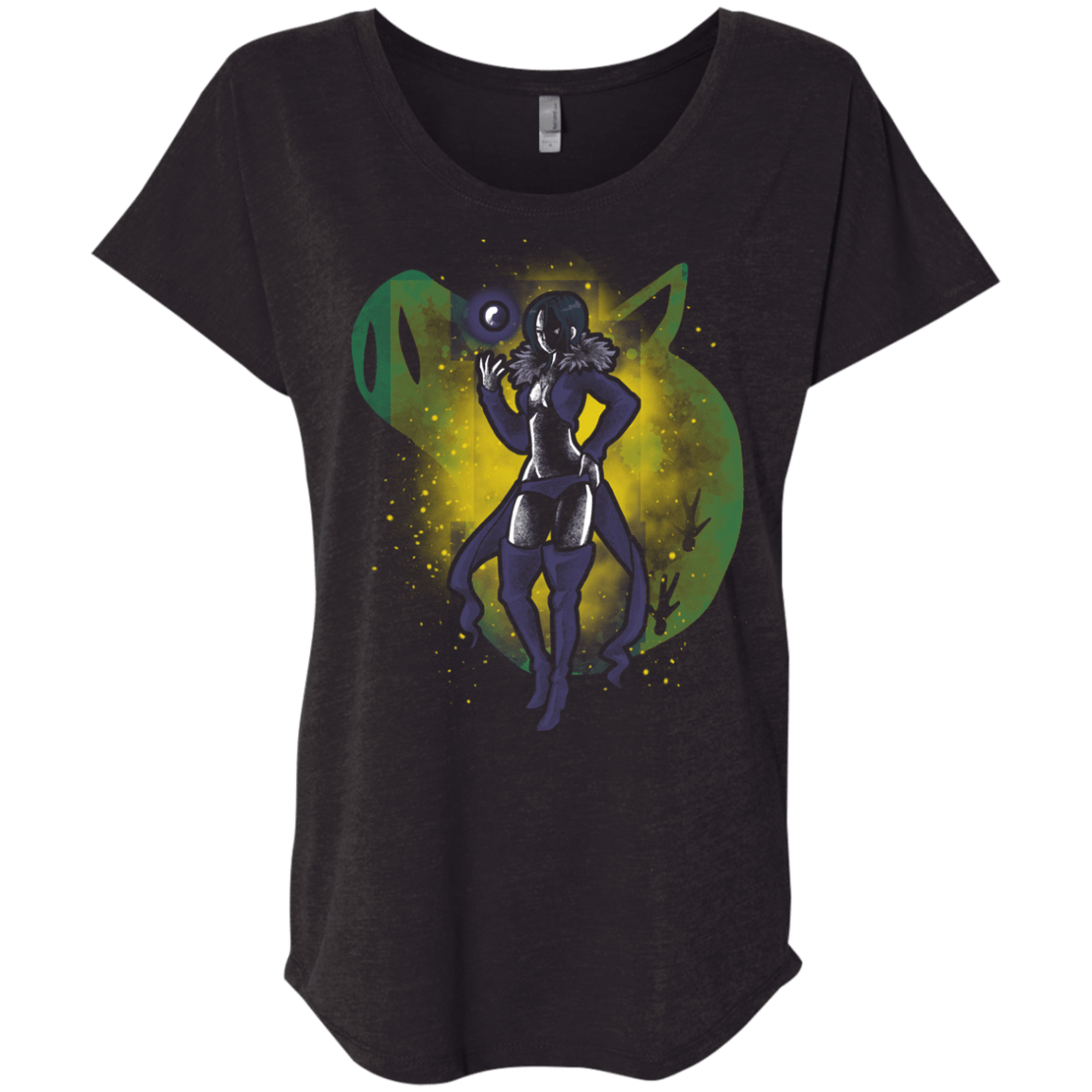 T-Shirts Vintage Black / X-Small Gluttony Hero Triblend Dolman Sleeve