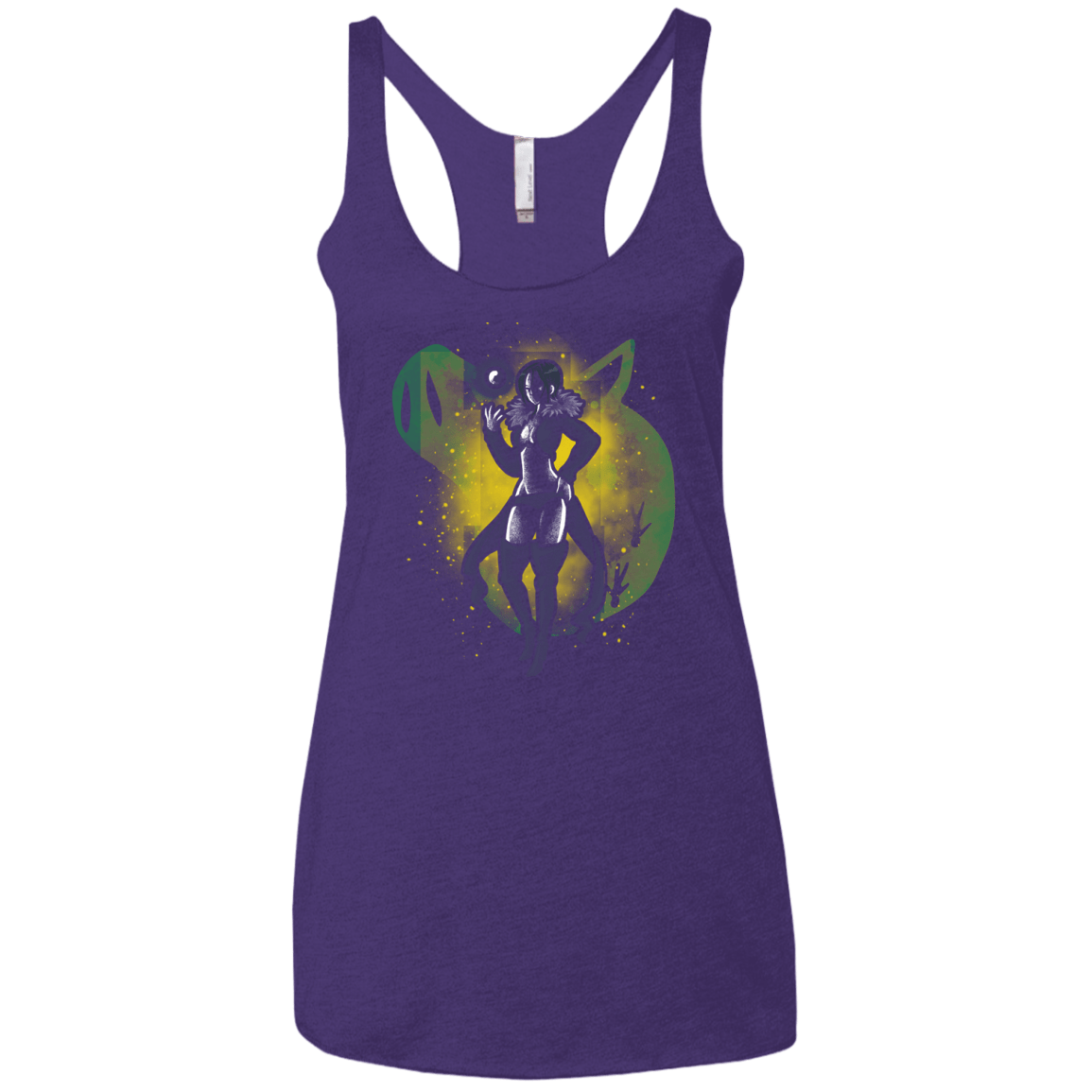 T-Shirts Purple Rush / X-Small Gluttony Hero Women's Triblend Racerback Tank