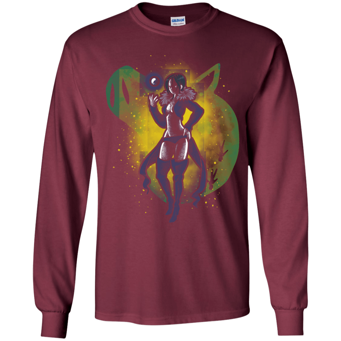 T-Shirts Maroon / YS Gluttony Hero Youth Long Sleeve T-Shirt