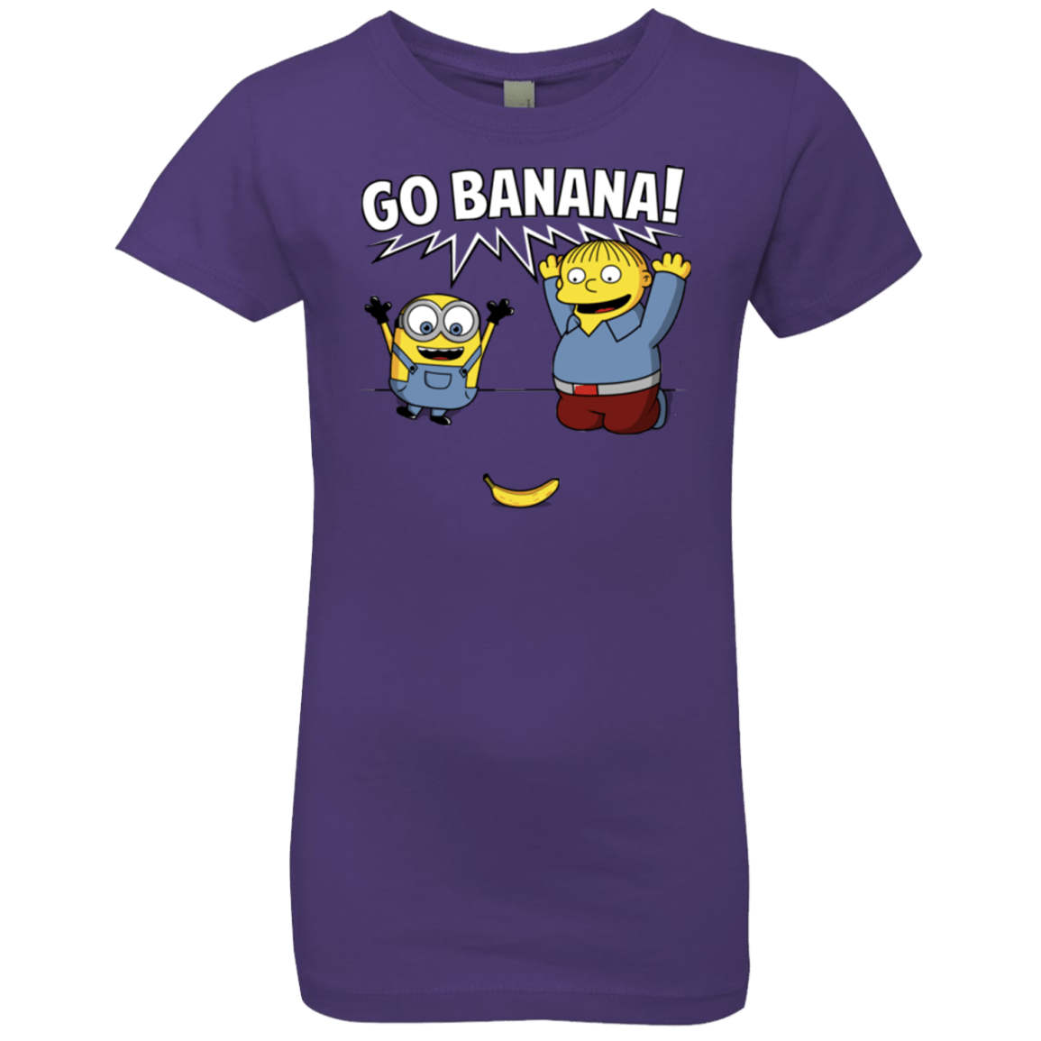 T-Shirts Purple Rush / YXS Go Banana! Girls Premium T-Shirt