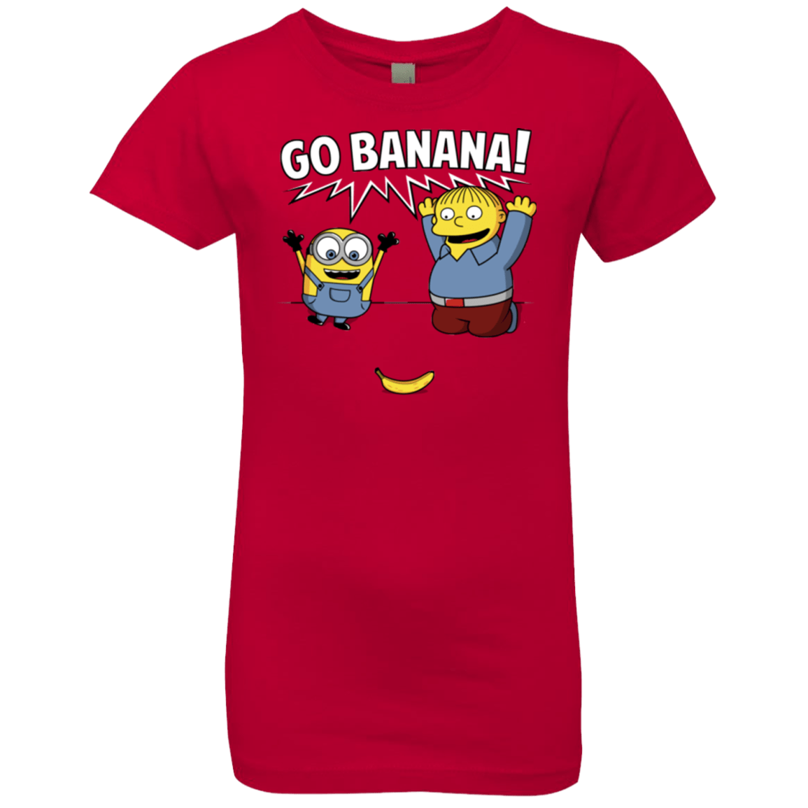 T-Shirts Red / YXS Go Banana! Girls Premium T-Shirt