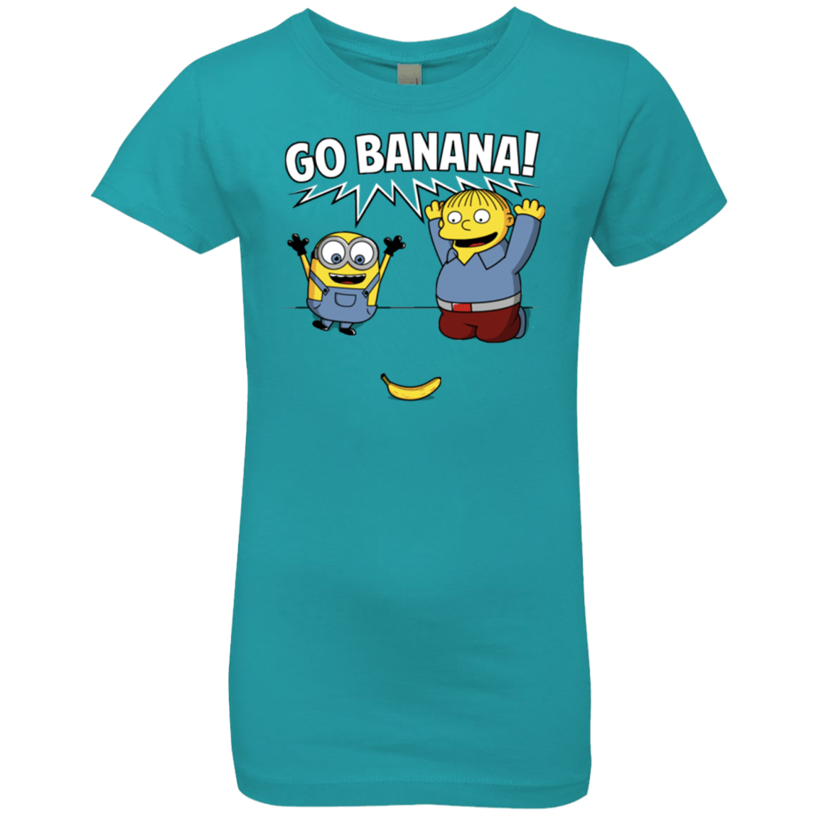 T-Shirts Tahiti Blue / YXS Go Banana! Girls Premium T-Shirt