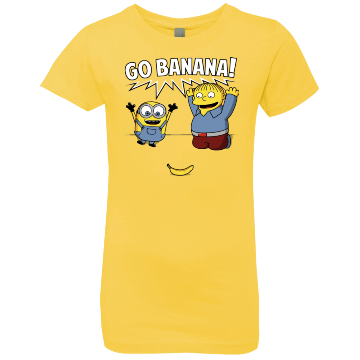 T-Shirts Vibrant Yellow / YXS Go Banana! Girls Premium T-Shirt