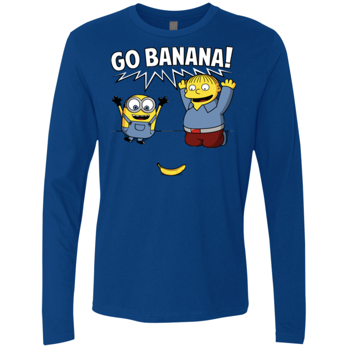 T-Shirts Royal / S Go Banana! Men's Premium Long Sleeve