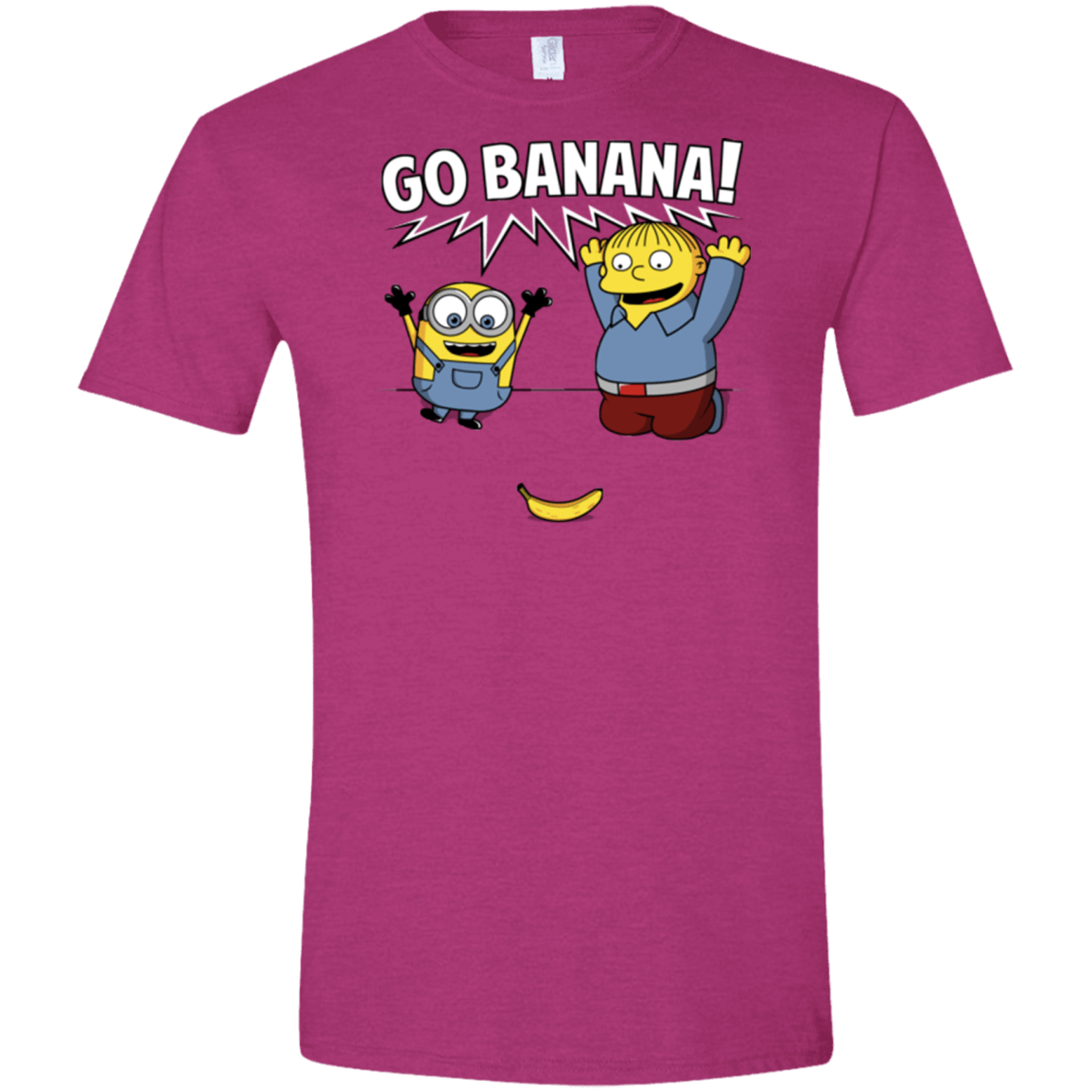 T-Shirts Antique Heliconia / S Go Banana! Men's Semi-Fitted Softstyle