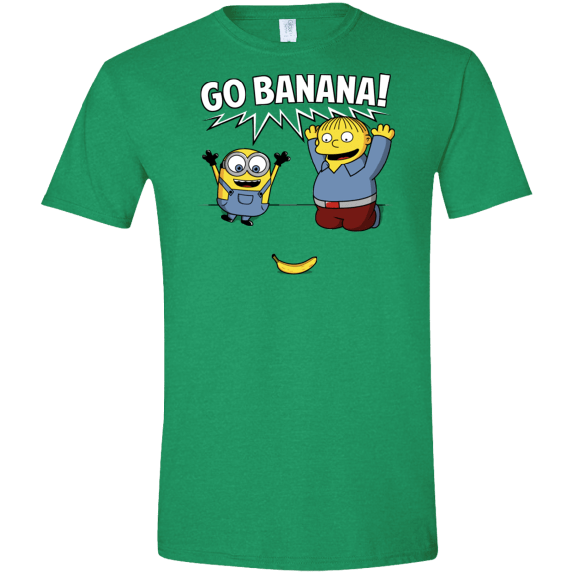 T-Shirts Heather Irish Green / S Go Banana! Men's Semi-Fitted Softstyle