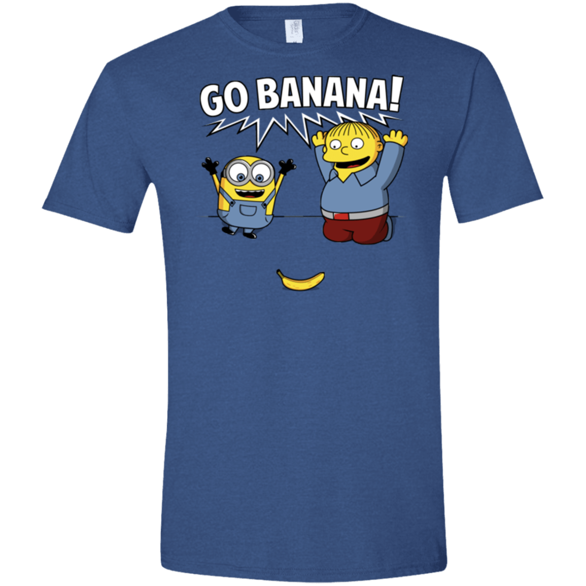 T-Shirts Heather Royal / X-Small Go Banana! Men's Semi-Fitted Softstyle