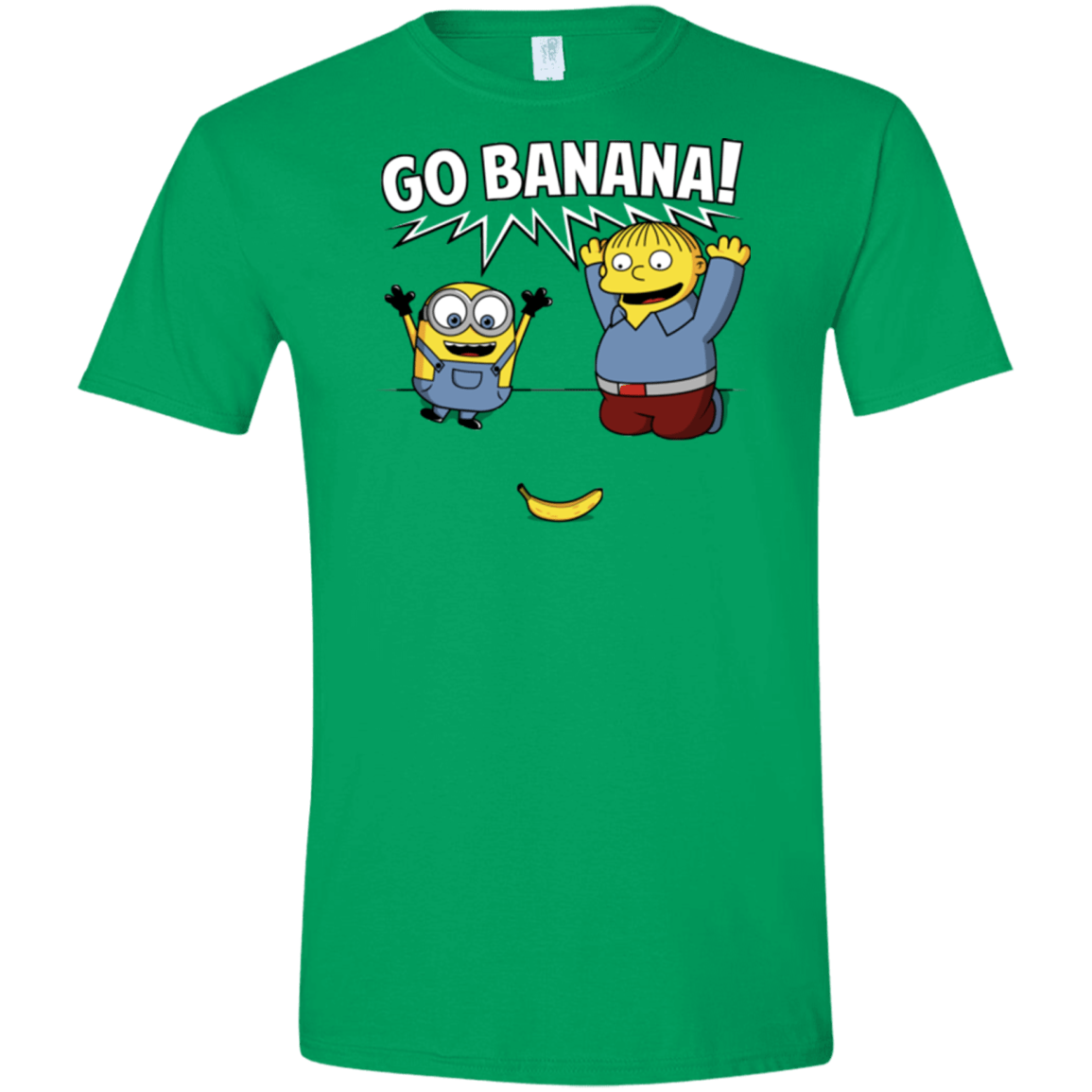 T-Shirts Irish Green / S Go Banana! Men's Semi-Fitted Softstyle